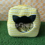 Cozy Cat House Cum Bed with Furr