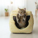 Cozy Cat House Cum Bed with Furr - Image 6