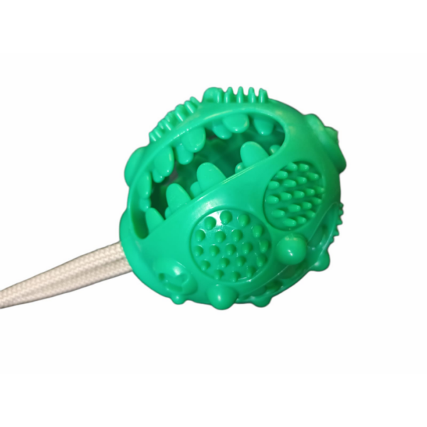 Dog Chew Toy With Ball Treat Teether / Dog Toy - Image 2