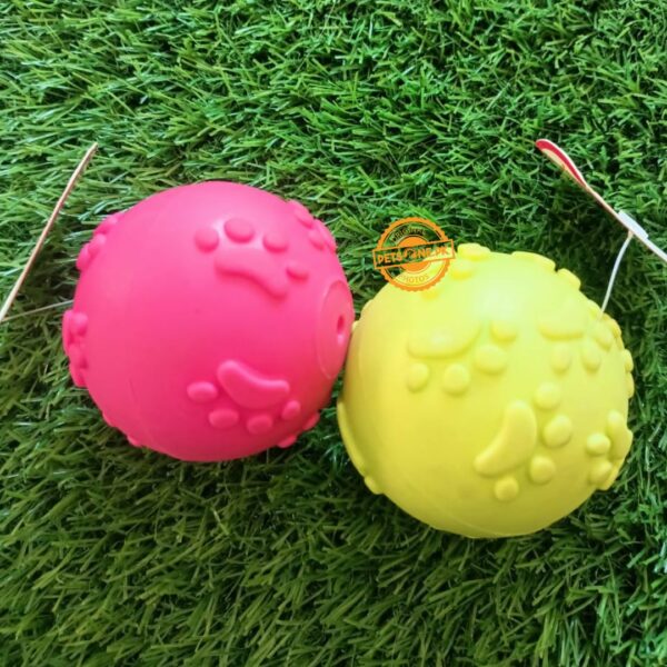 Dog Chew Toys / Teethers for Dogs / Ball With Whistle - Image 2