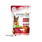 Royalist Dog Treat Beef Fillets – 80 Gram