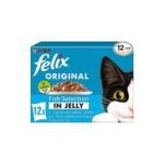 Felix Cat Food Fish Selection in Jelly  – 12 Pouch Box