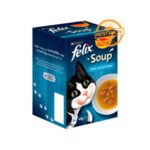 Felix Soup Fish Selection Wet Cat Food (6 x 48 Gram)
