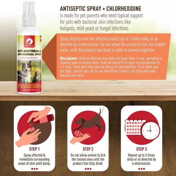 Fluff n Buff Anti Bacterial And Anti Fungal Spray – 100 ML - Image 4