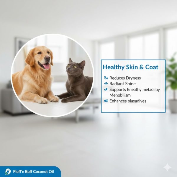 Fluff n Buff Coconut Oil Supplements For Cats And Dogs - Image 7
