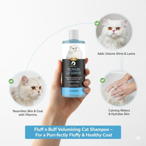 Fluff n Buff Volumising Cat Shampoo - Image 5
