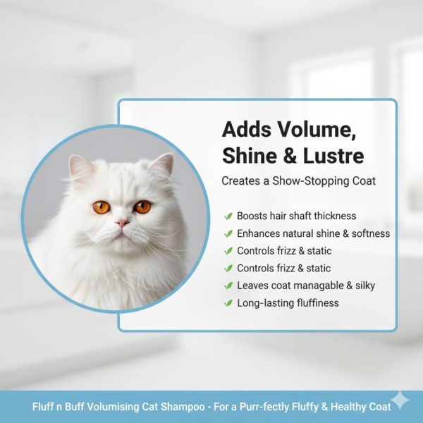 Fluff n Buff Volumising Cat Shampoo - Image 7