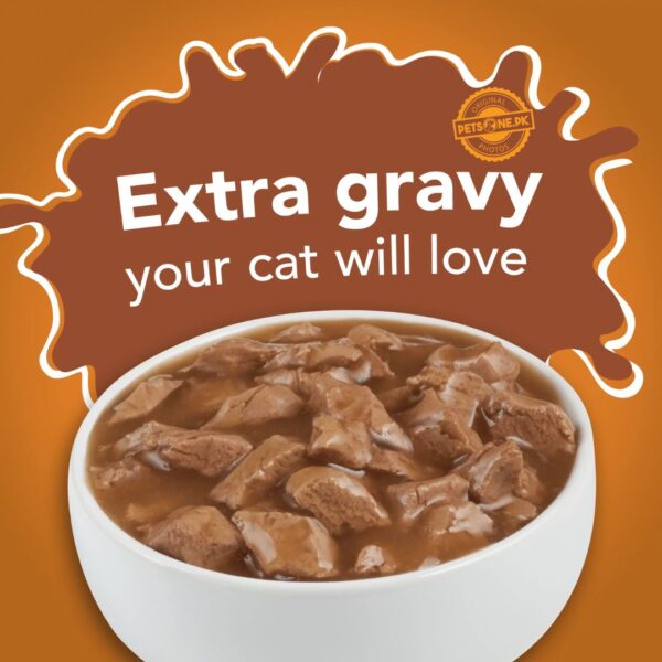 Friskies Extra Gravy Chunky in Savory Gravy / Wet Cat Food – 156 Gram - Image 2