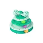 Funny Cat Pet Toy Cat Toys Intelligence Triple Play Disc Cat With Feather – 07