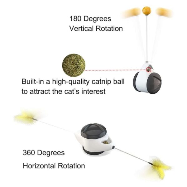 Funny Feather Balance Cat Toy - Image 3