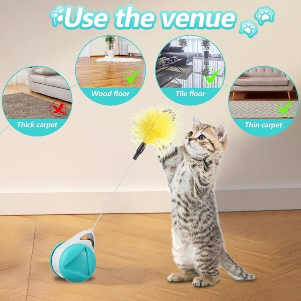 Funny Feather Balance Cat Toy - Image 4