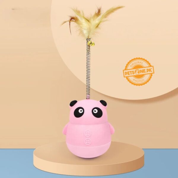 Funny Interactive Cat Toy Tumbler Food Dispenser - Image 2