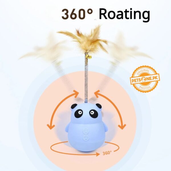 Funny Interactive Cat Toy Tumbler Food Dispenser - Image 6