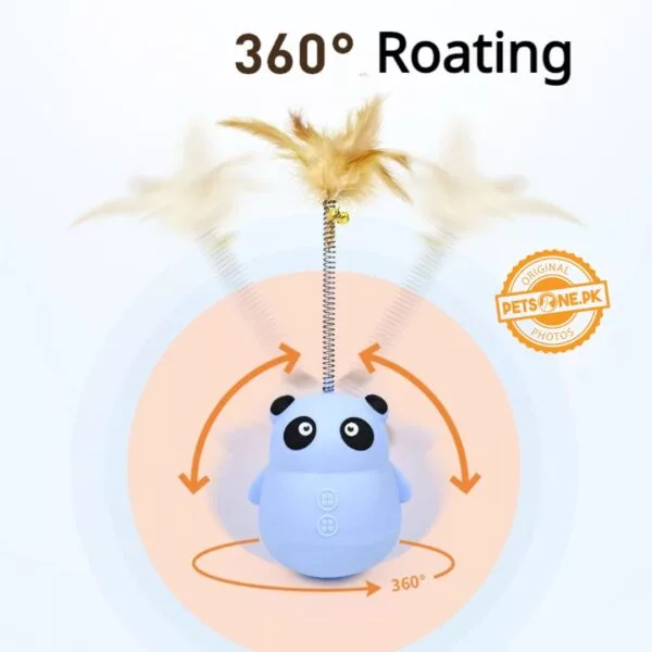 Funny Interactive Cat Toy Tumbler Food Dispenser - Image 6