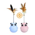 Funny Interactive Cat Toy Tumbler Food Dispenser