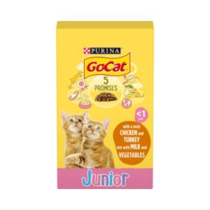 Purina GoCat 1-12 Months Kitten Dry Food Chicken And Turkey With Milk And Vegetable – 2kg