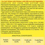 Purina GoCat 1-12 Months Kitten Dry Food Chicken And Turkey With Milk And Vegetable – 2kg - Image 2