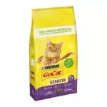 Purina GoCat Senior 7+ Dry Cat Food with Chicken, Turkey and Vegetables – 2kg