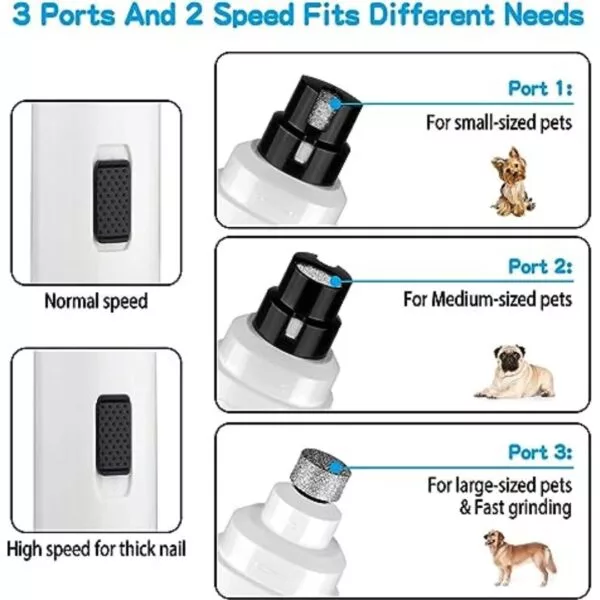 Gorilla Grip Electric Pet Nail Grinder - Image 3