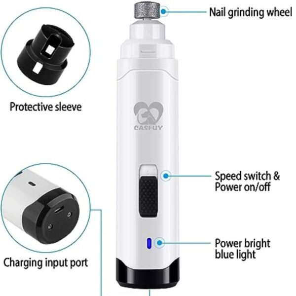 Gorilla Grip Electric Pet Nail Grinder - Image 4