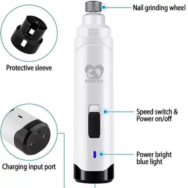 Gorilla Grip Electric Pet Nail Grinder - Image 4