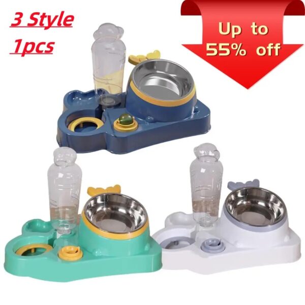 Pet Food and Water Dispenser (Design K) - Image 9