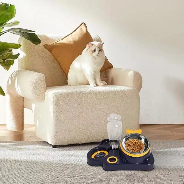 Pet Food and Water Dispenser (Design K) - Image 2