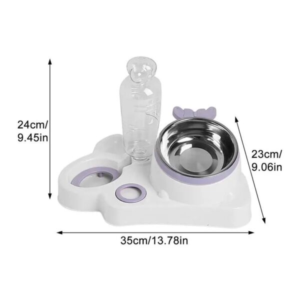 Pet Food and Water Dispenser (Design K) - Image 3