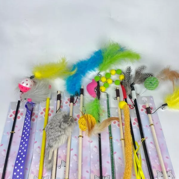 Cat Wand / Cat Play Stick with Different Toys - Image 18
