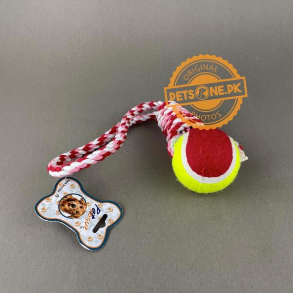 Dog Chew Toy Ball And Rope / Dog Fetch Toy - Image 3