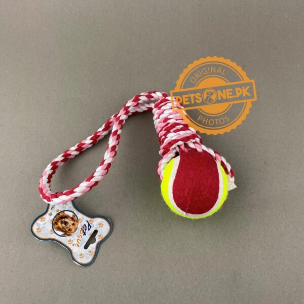 Dog Chew Toy Ball And Rope / Dog Fetch Toy - Image 2