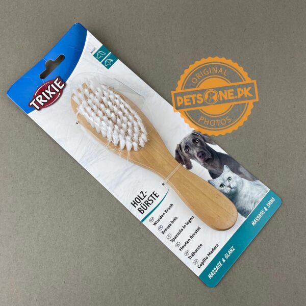 Trixie Brush with Natural Bristles for Gentle Care - Image 2