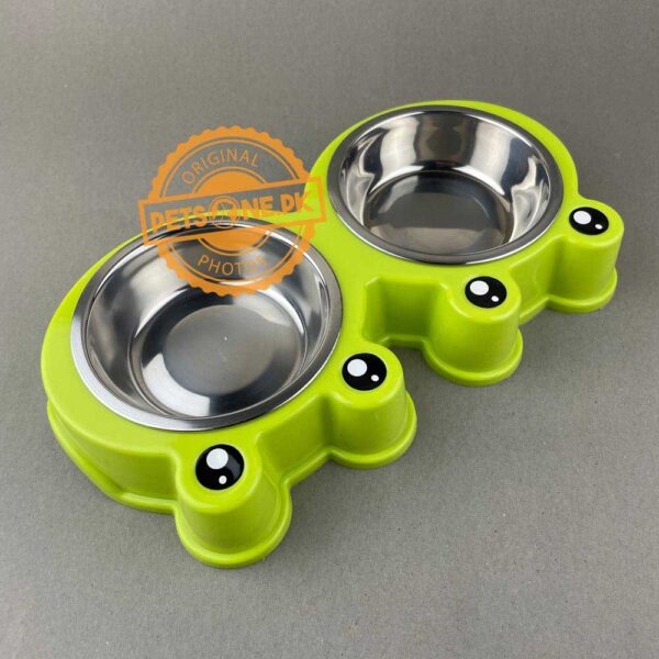 Frog Design Dog Stainless Bowl 2 in 1 - Image 4