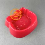 Plastic Pet Single Food Bowl – Kitty Face - Image 2