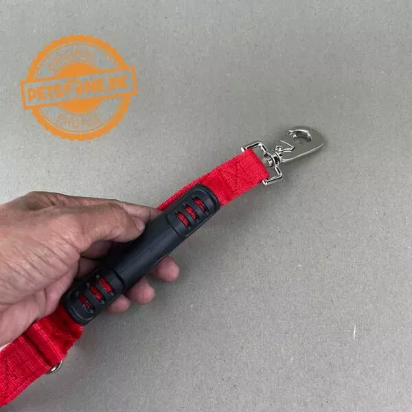 Dual Handle Nylon Belt Leash 5 feet Adjustable - Image 4