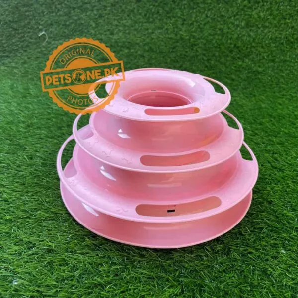 Funny Cat Pet Toy Cat Toys Intelligence Triple Play Disc Cat – 2 - Image 3