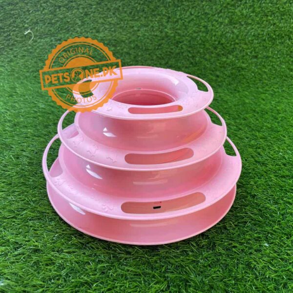 Funny Cat Pet Toy Cat Toys Intelligence Triple Play Disc Cat – 2 - Image 4