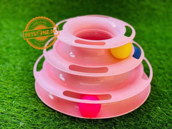 Funny Cat Pet Toy Cat Toys Intelligence Triple Play Disc Cat – 2 - Image 6