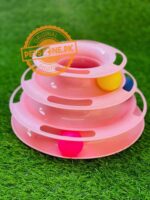 Funny Cat Pet Toy Cat Toys Intelligence Triple Play Disc Cat – 2 - Image 7