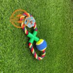 Tug-o-Rope Handle Tug With Tennis Ball - Image 3