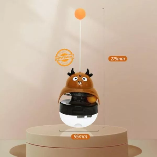 Interactive Cat Toy Kitten Toys Funny Tumbler Food Dispenser - Image 2