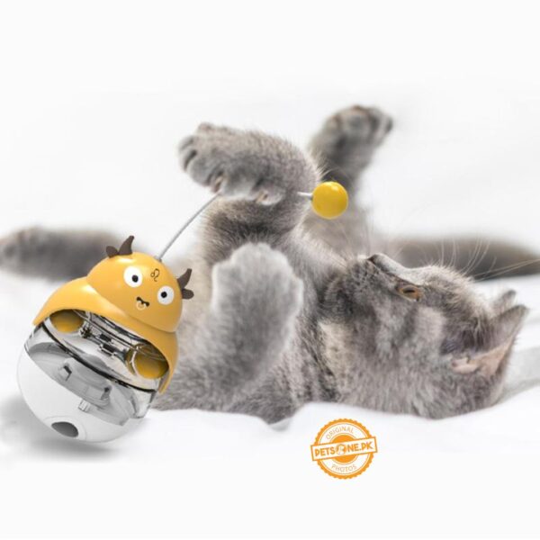 Interactive Cat Toy Kitten Toys Funny Tumbler Food Dispenser - Image 3