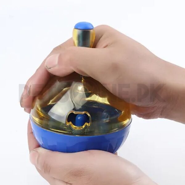 Interactive Cat Toy Shaking IQ Treat Ball Tumbler Food Dispenser - Image 2