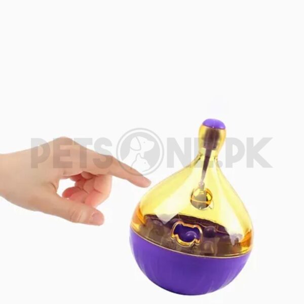 Interactive Cat Toy Shaking IQ Treat Ball Tumbler Food Dispenser - Image 4