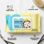 Kiddi Baby Wipes For Pets – 70 Wipes Pack