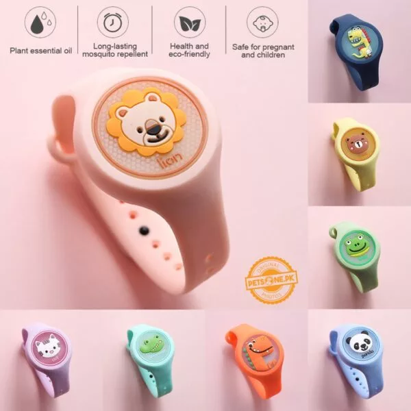 Kids Cartoon Mosquito Repellent Bracelet With Light - Image 3