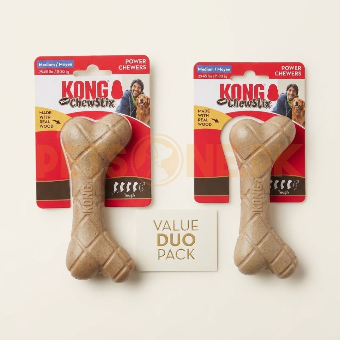 Kong Chew Stick Bone Dog Toy (1) Kong Chew Stick Bone Dog Toy - Image 1