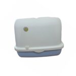 Large Enclosed Cat Litter Tray With Hinged Swinging Door (Design O) - Image 5