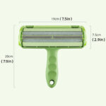 Self Cleaning Reusable Dog Cat Hair Remover Brush Lint Roller - Image 2