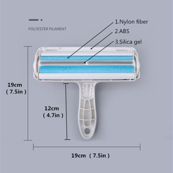 Self Cleaning Reusable Dog Cat Hair Remover Brush Lint Roller - Image 5